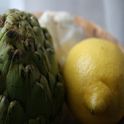 Roasted Artichoke Ingredients