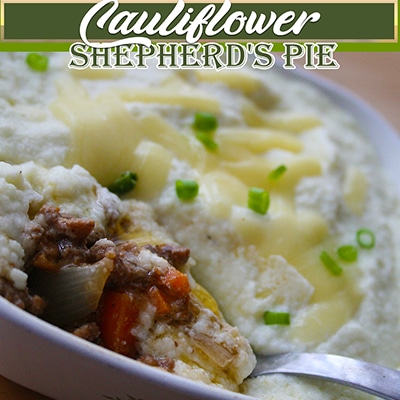 Cauliflower Shepherd's Pie