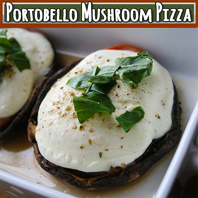 Portobello Mushroom Pizza