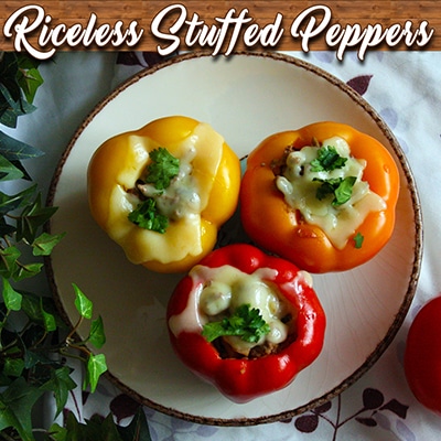 Riceless Stuffed Peppers Recipe