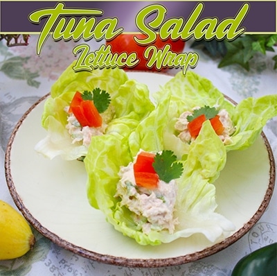 Tuna Salad Lettuce Wrap