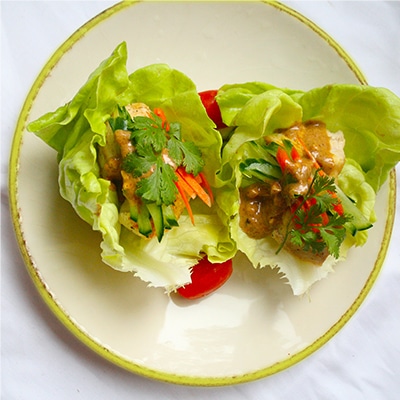 Asian Chicken Lettuce Wrap