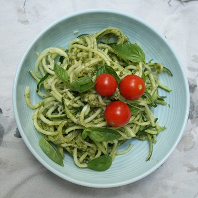 Basil Pesto Zoodles