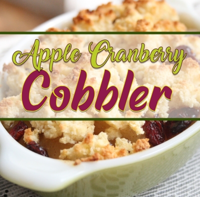 Apple Cranberry Cobbler